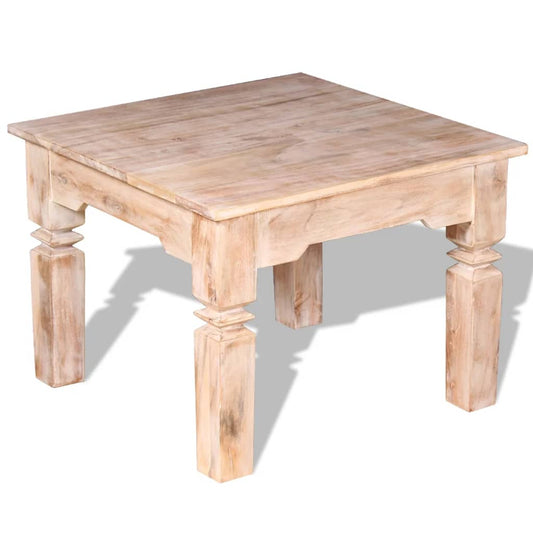 Coffee Table Acacia Wood 23.6"x23.6"x17.7"
