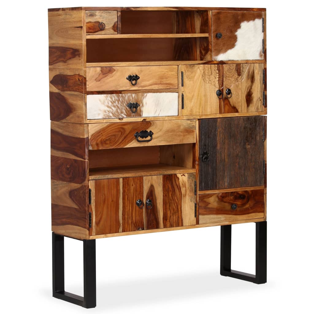 Sideboard Solid Sheesham Wood 39.4"x11.8"x51.2"