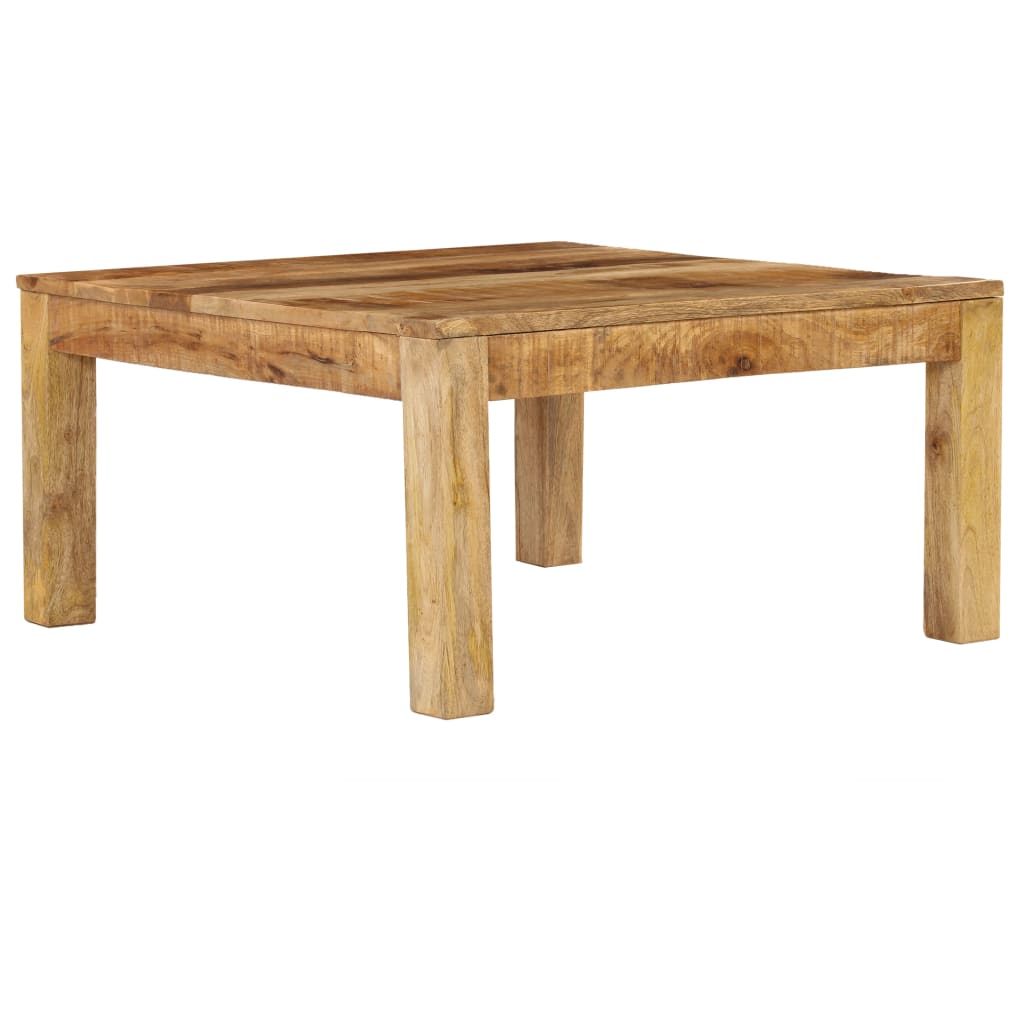 Coffee Table 31.5"x31.5"x15.7" Solid Mango Wood