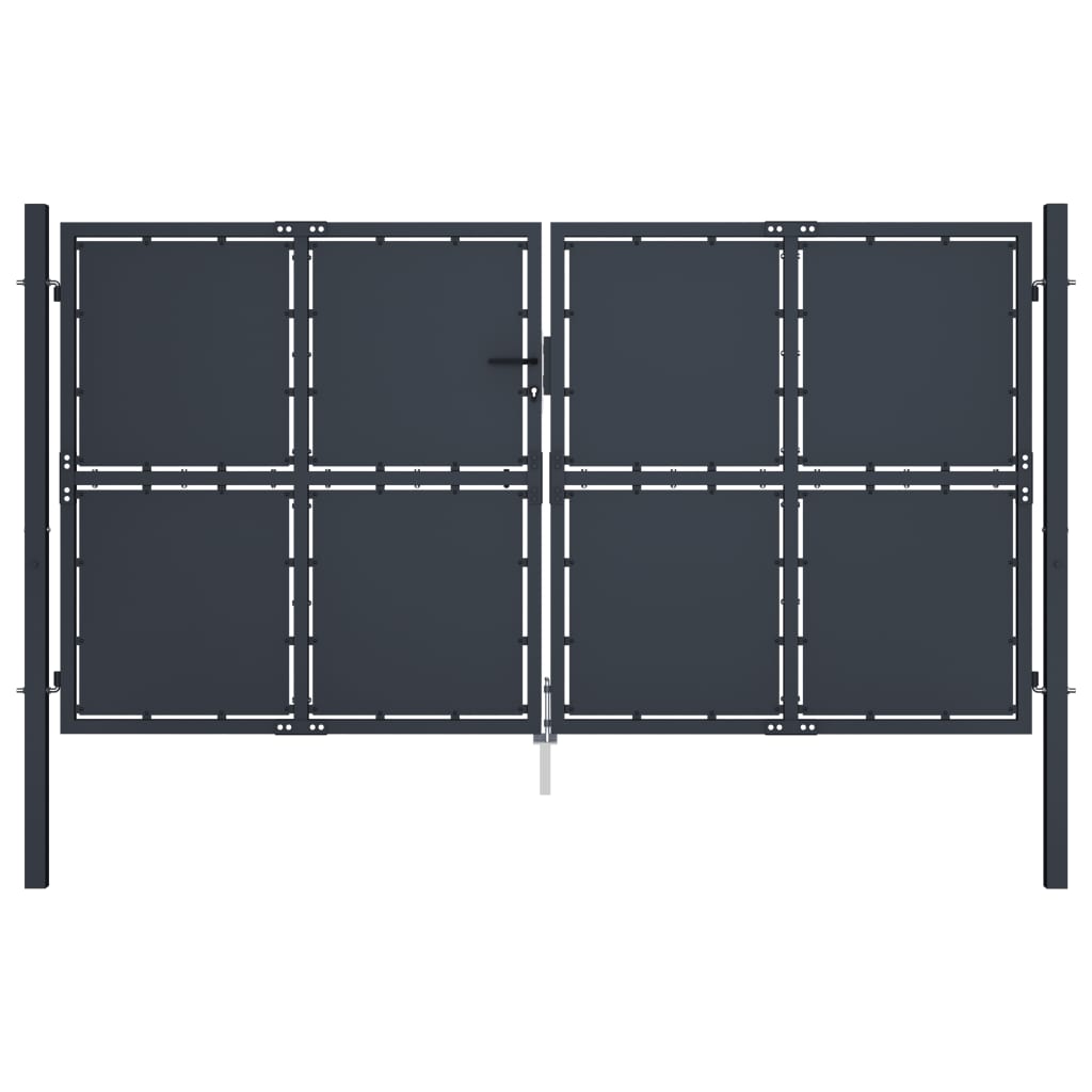 Garden Gate Steel 118.1"x68.9" Anthracite