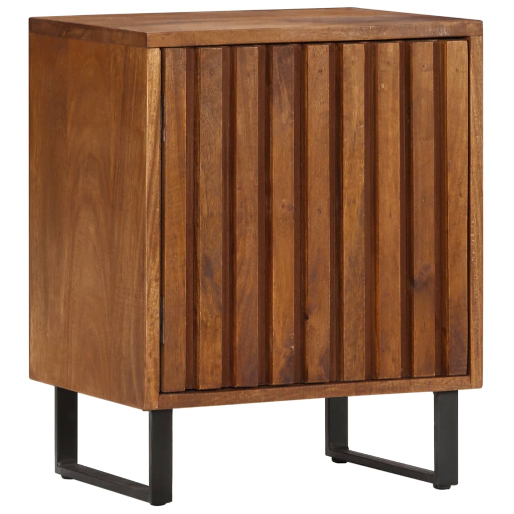 Bedside Cabinet 15.7"x11.8"x19.7" Solid Mango Wood