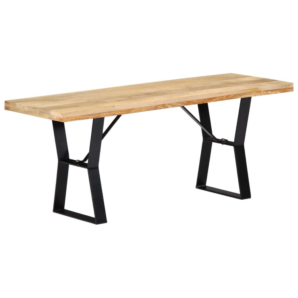 Bench 43.3" Solid Mango Wood
