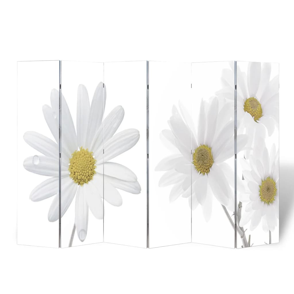 Folding Room Divider 85.4"x66.9" Flower