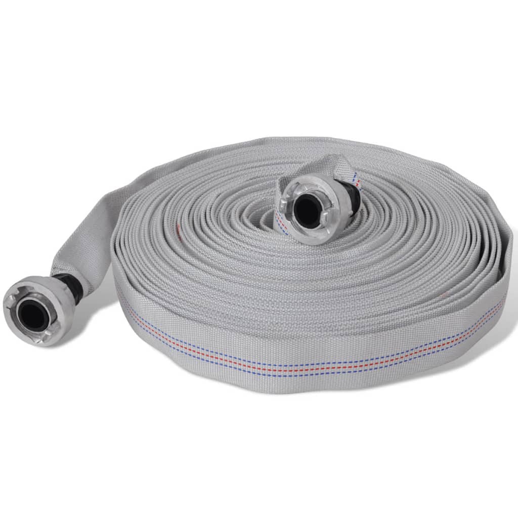 Fire Hose Flat Hose 98.4' with D-Storz Couplings 1 Inch