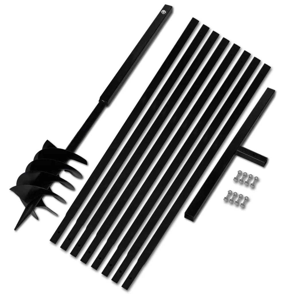 Ground Drill Handle 7.09" with Extension Tube 29'6" Steel