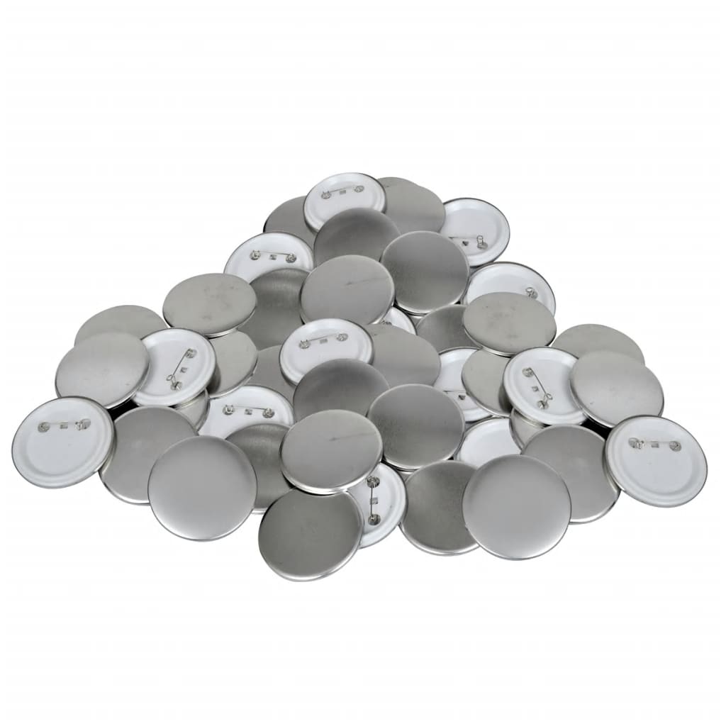 500 pcs PinBack Button Parts 1.7"