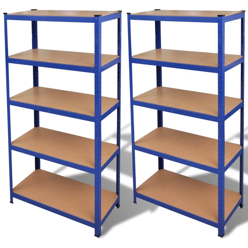 Storage Shelf Blue 2pcs