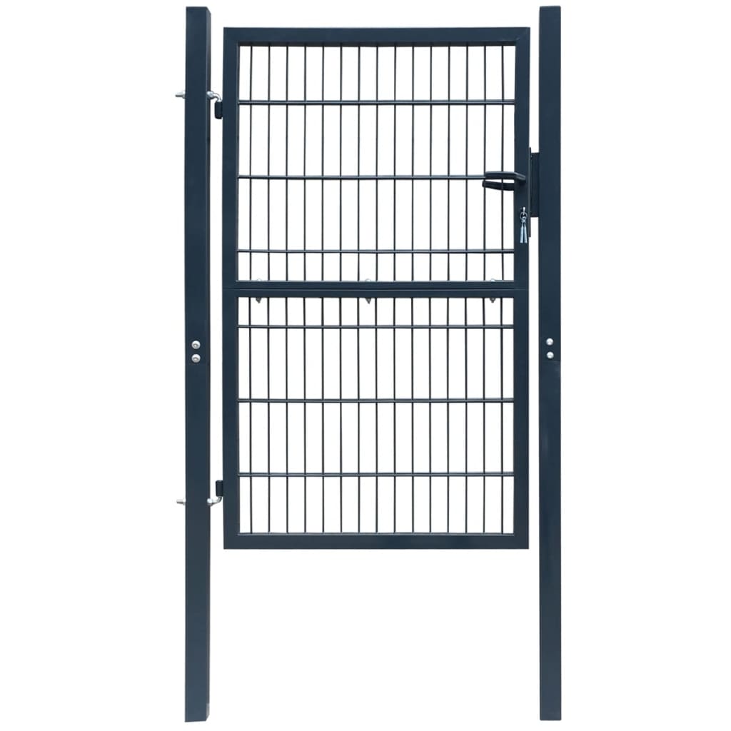 2D Fence Gate (Single) Anthracite Gray 41.7" x 82.7"