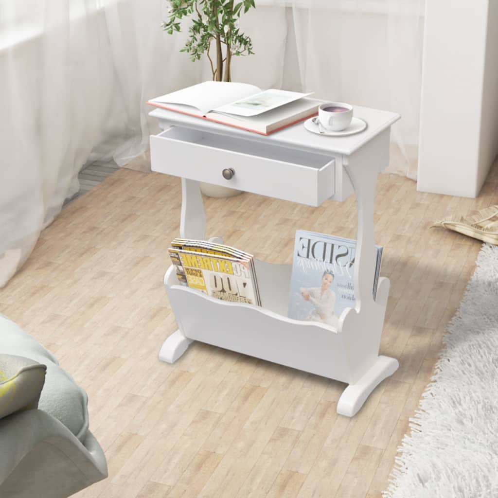 Magazine Rack White