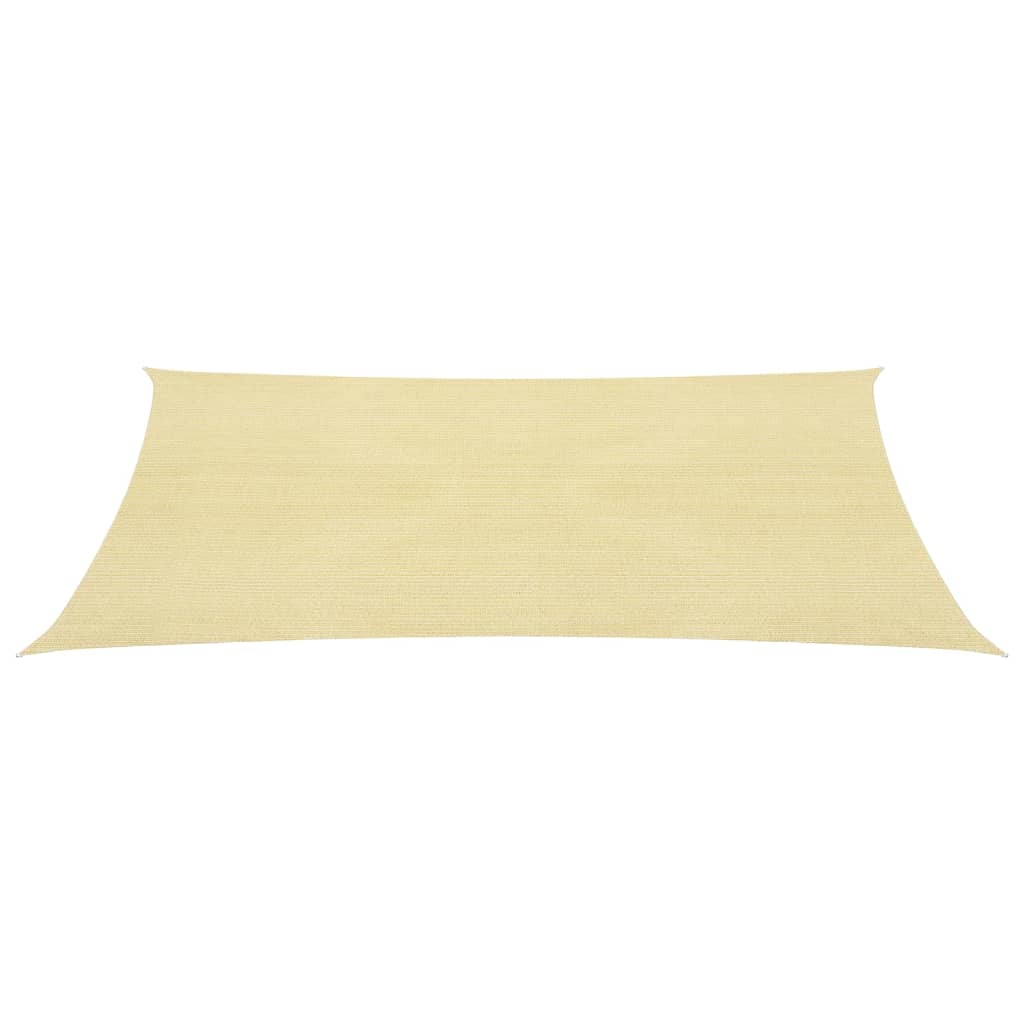 Sunshade Sail HDPE Square 11.8'x11.8' Beige