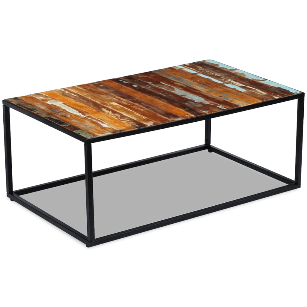 Coffee Table Solid Reclaimed Wood 39.4"x23.6"x15.7"