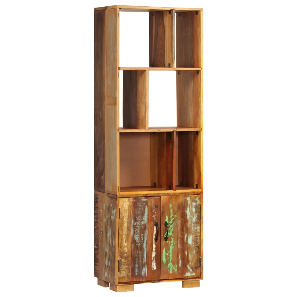 Bookshelf 23.6"x13.8"x70.9" Solid Reclaimed Wood
