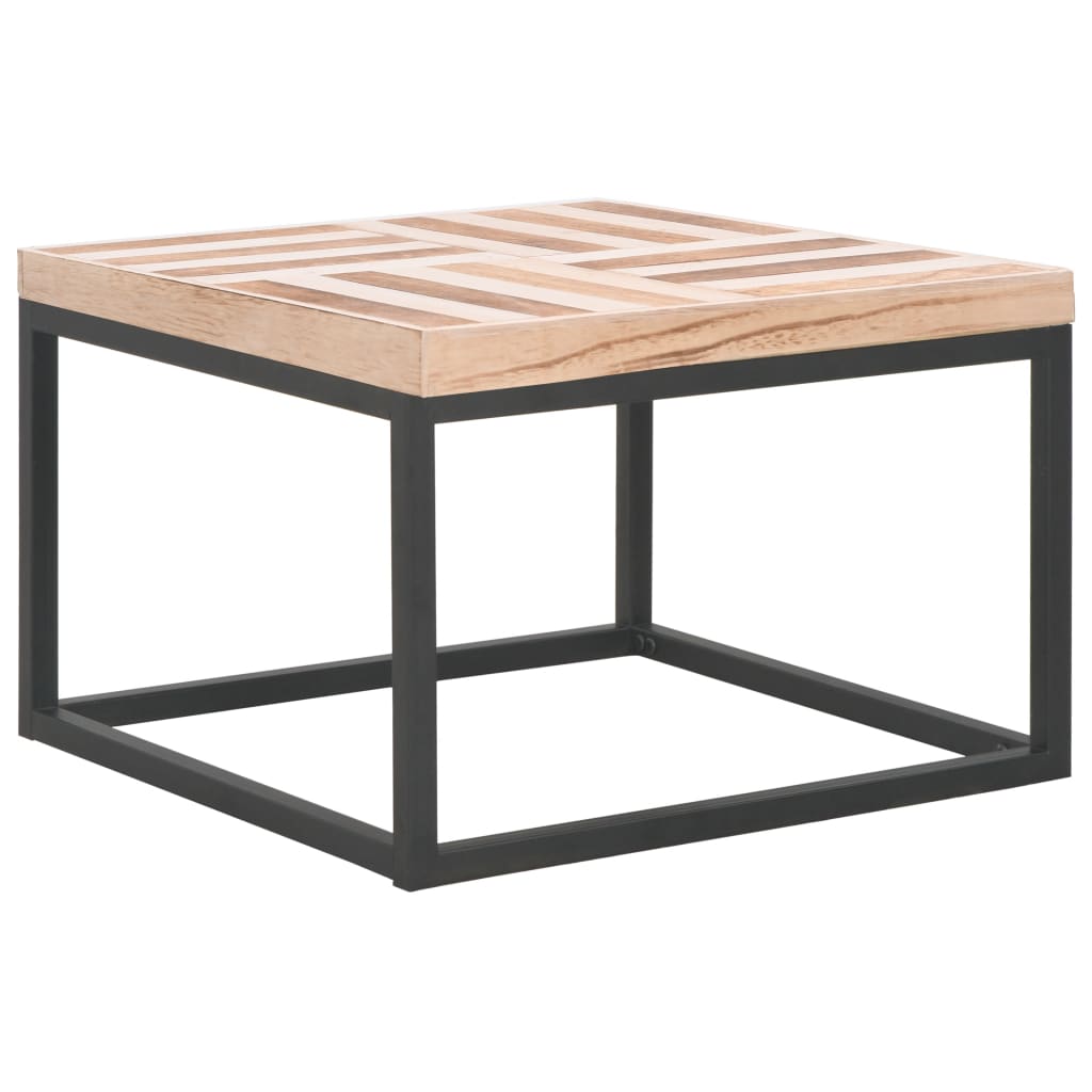 Coffee Table 19.7"x19.7"x13" Solid Wood