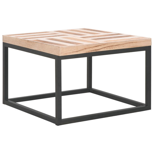 Coffee Table 19.7"x19.7"x13" Solid Wood
