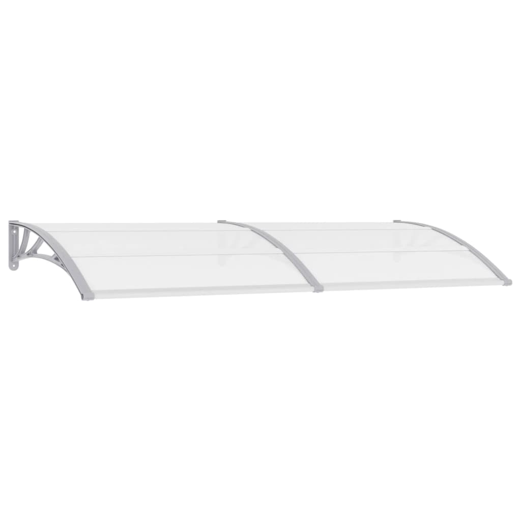 Door Canopy Gray and Transparent94.5"x31.5" PC