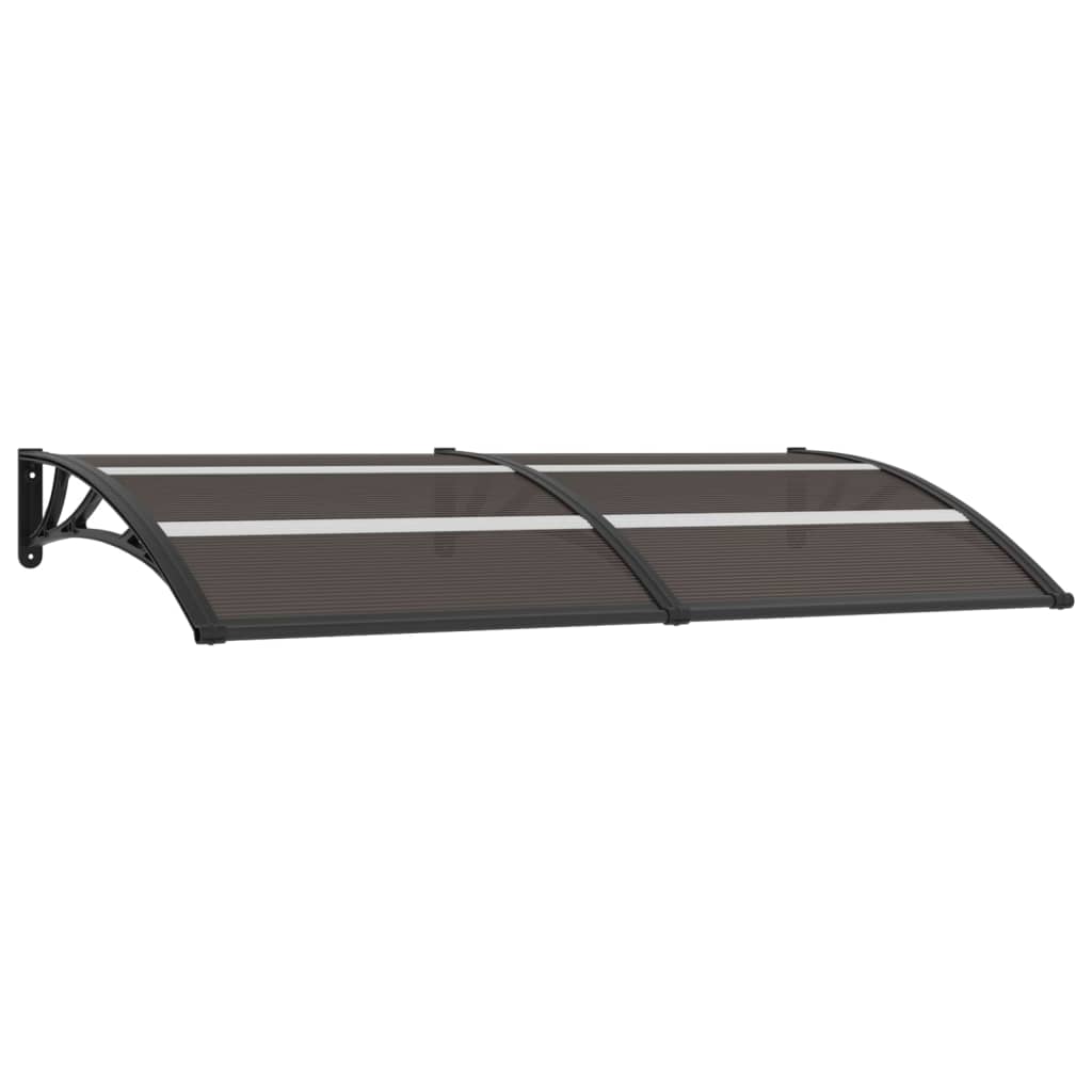 Door Canopy Black 78.7"x31.5" PC