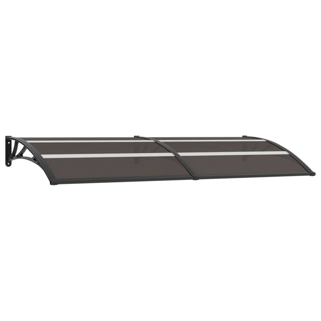 Door Canopy Black 94.5"x31.5" PC