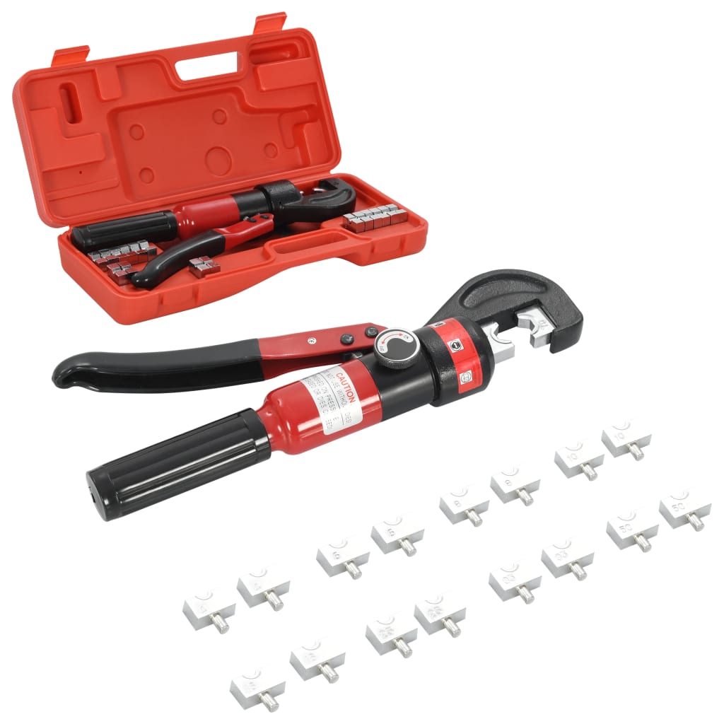 Hydraulic Crimping Pliers 0.006-0.009-0.012-0.016-0.025-0.039-0.054-0.109 in²