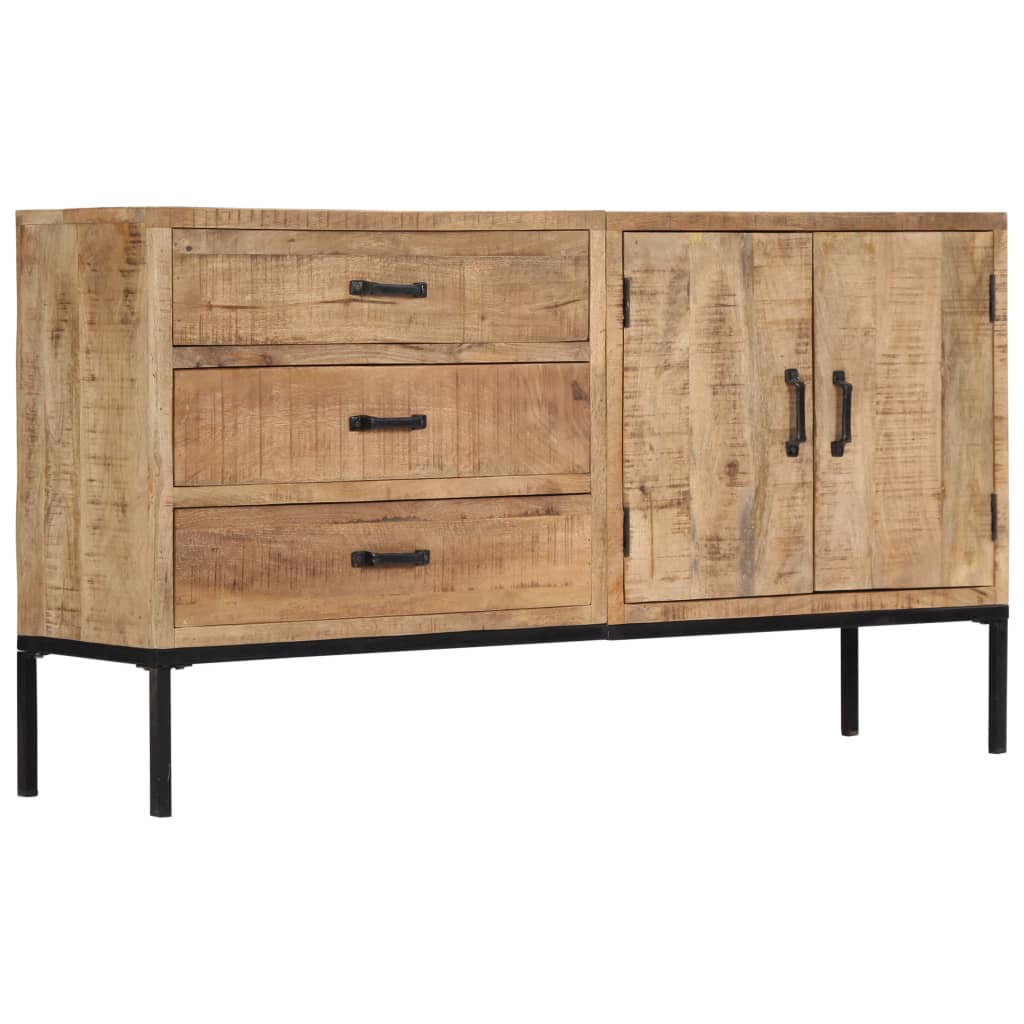 Sideboard 55.1"x13.8"x29.5" Solid Mango Wood