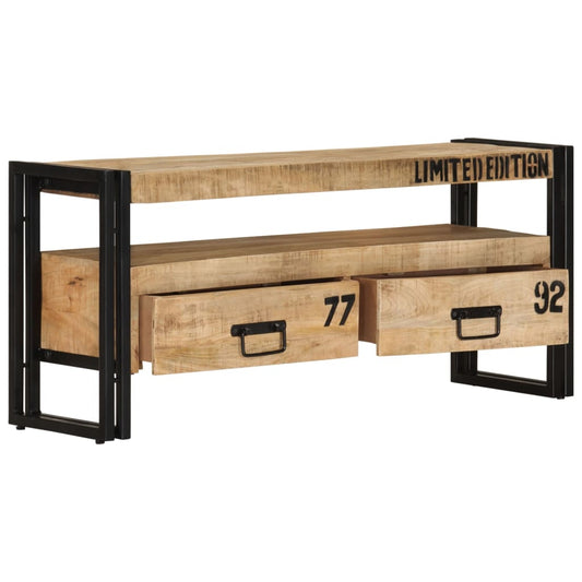 TV Cabinet 39.4"x11.8"x17.7" Solid Mango Wood