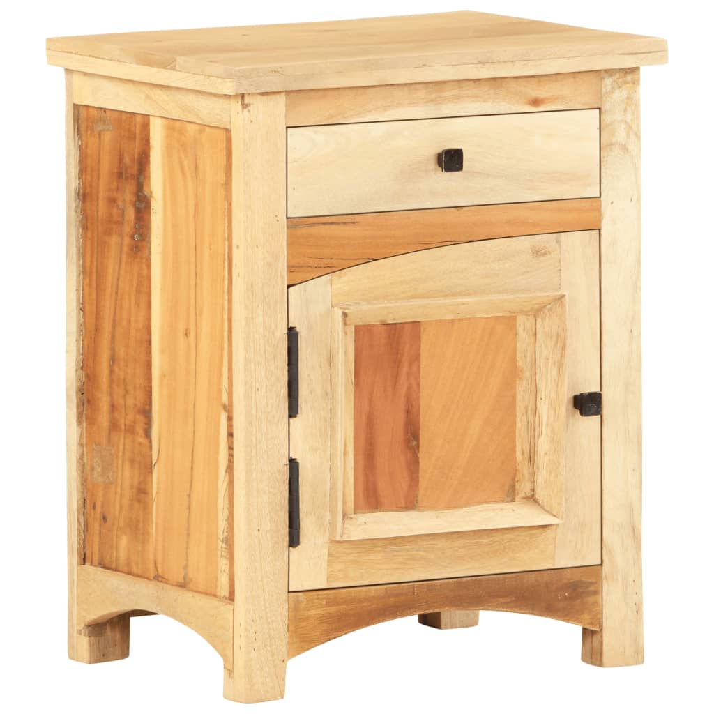 Bedside Cabinet 15.7"x11.8"x19.7" Solid Reclaimed Wood