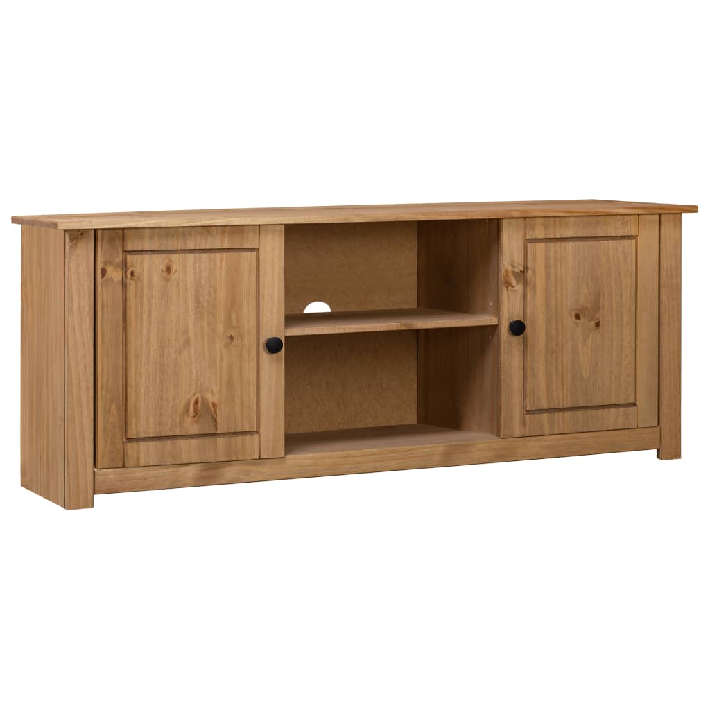 TV Cabinet 47.2"x15.7"x19.7" Solid Pine Wood Panama Range