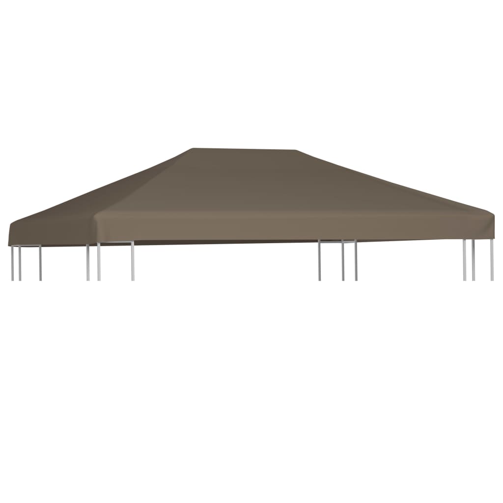 Gazebo Top Cover 9.1 oz/yd² 9.8'x9.8' Taupe