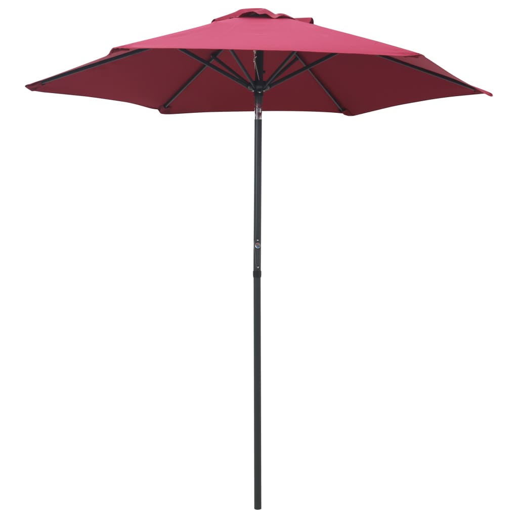 Parasol Burgundy 78.7"x83.1" Aluminum