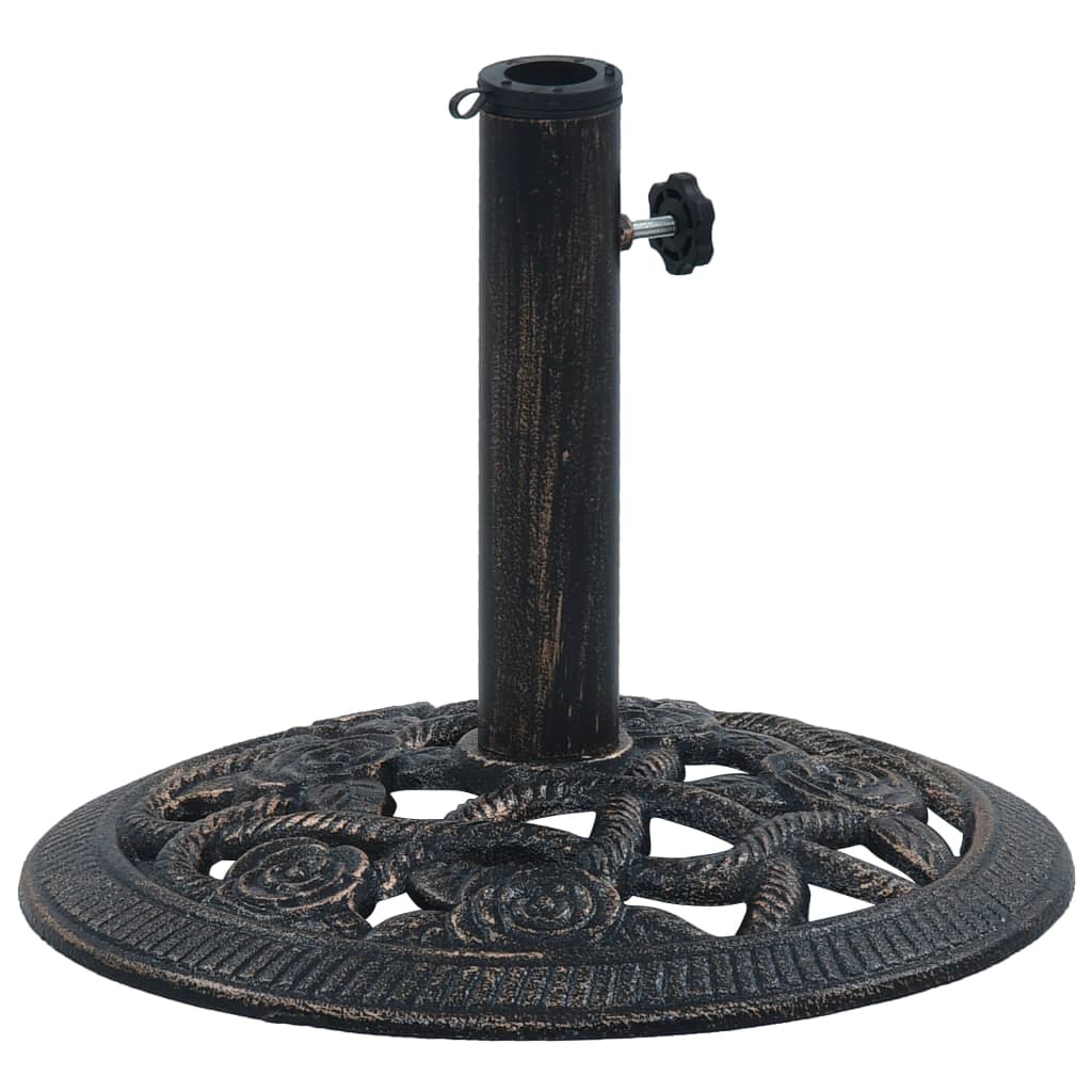 Umbrella Base Bronze 19.8 lb 15.7" Cast Iron
