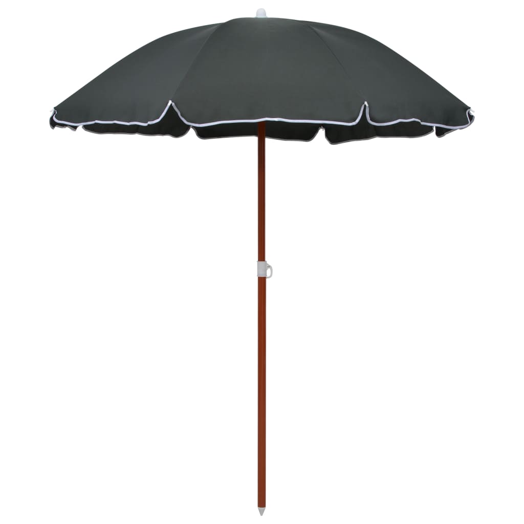 Parasol with Steel Pole 70.9" Anthracite