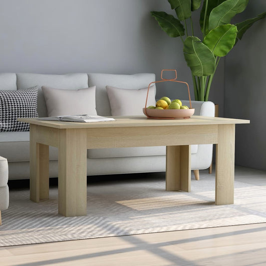 Coffee Table Sonoma Oak 39.4"x23.6"x16.5" Engineered Wood
