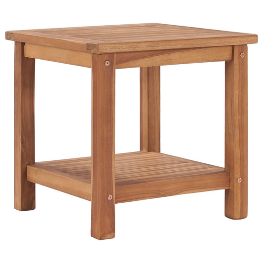 Coffee Table 17.7"x17.7"x17.7" Solid Teak Wood