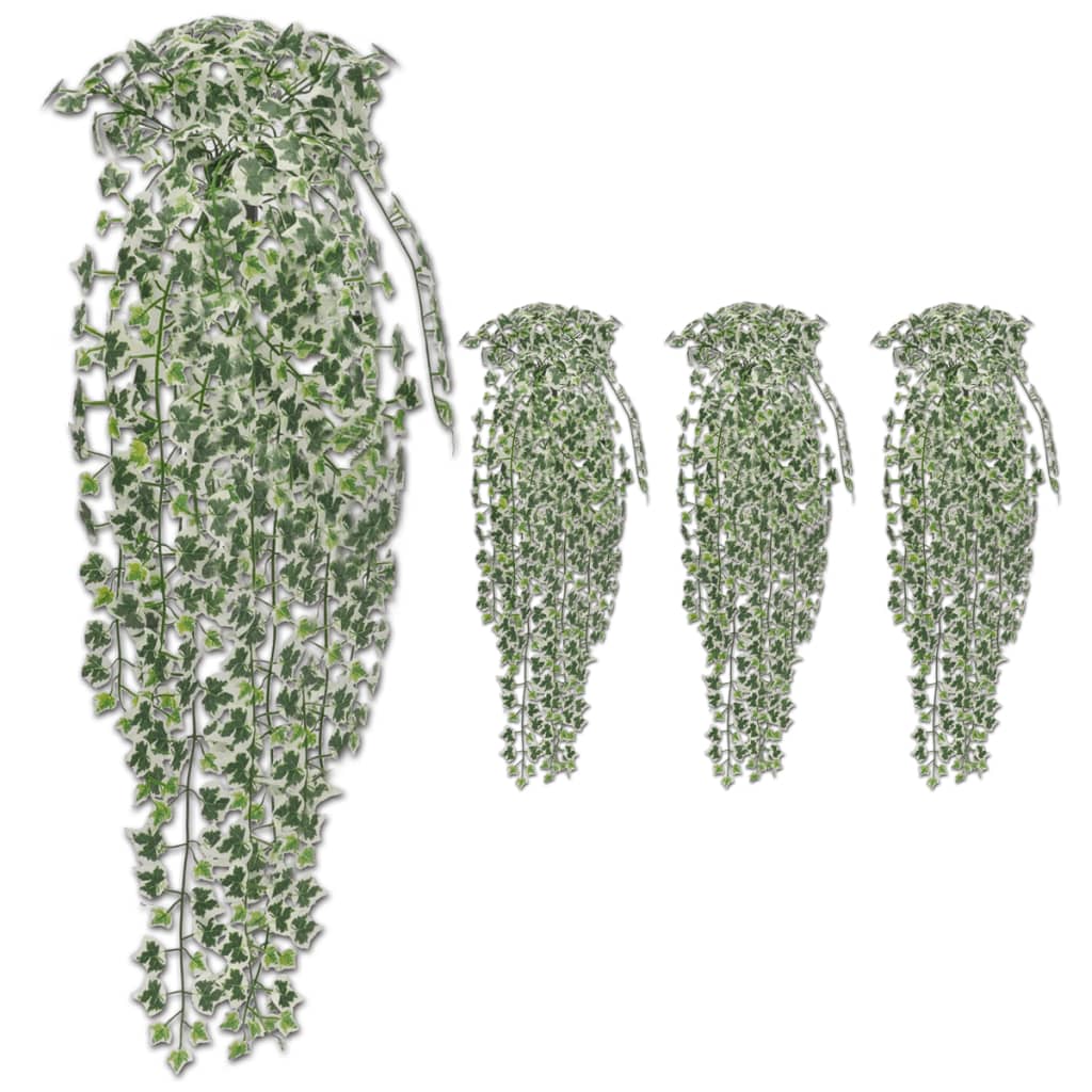 Artificial Ivy Bushes 4 pcs Variegated 35.4"