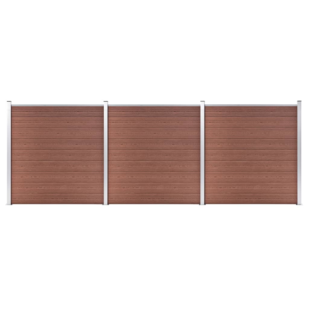 Garden Fence WPC 207.1"x73.2" Brown