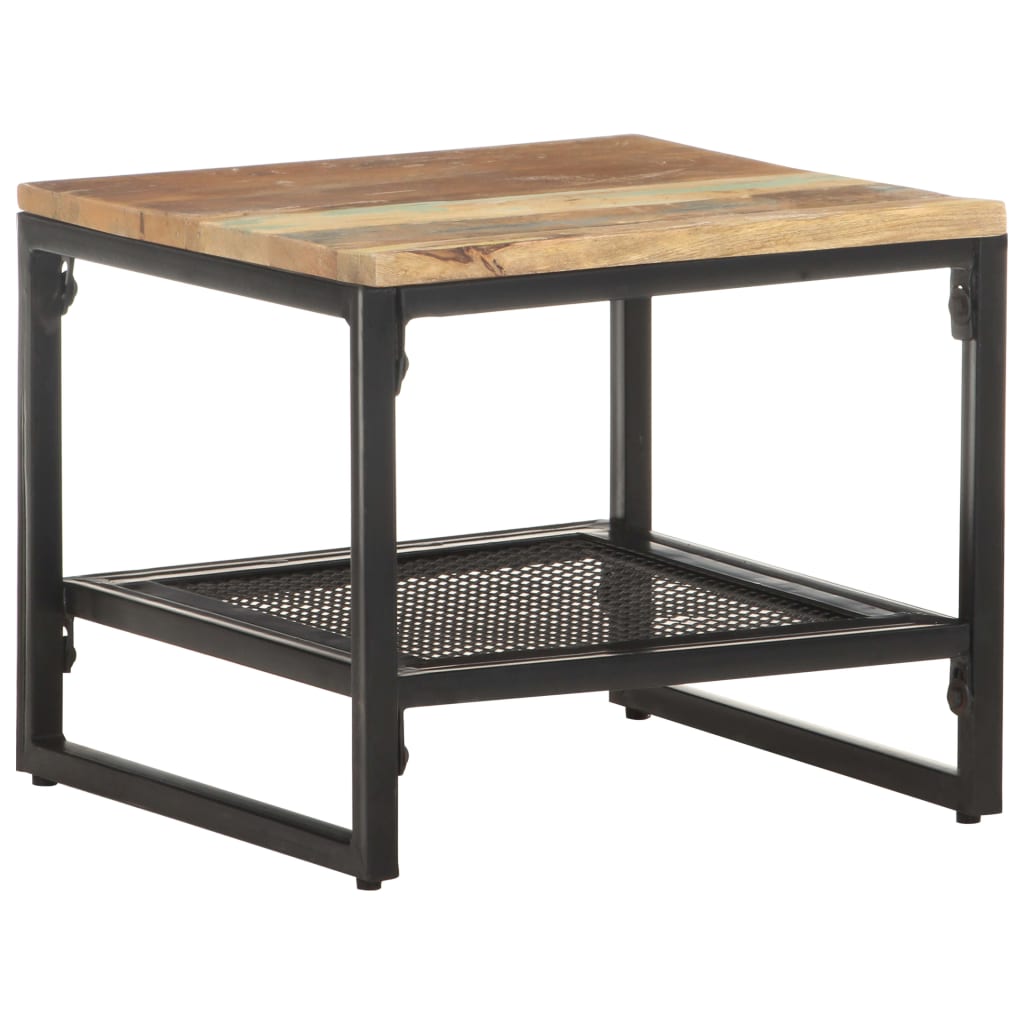 Side Table 15.7"x15.7"x13.8" Solid Reclaimed Wood