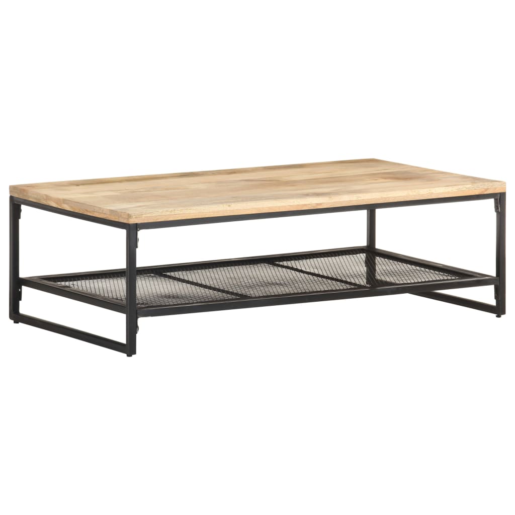 Coffee Table 43.3"x23.6"x13.8" Solid Mango Wood