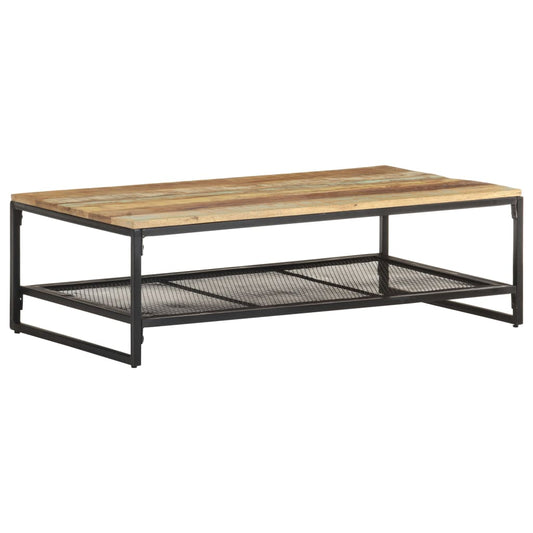 Coffee Table 43.3"x23.6"x13.8" Solid Reclaimed Wood