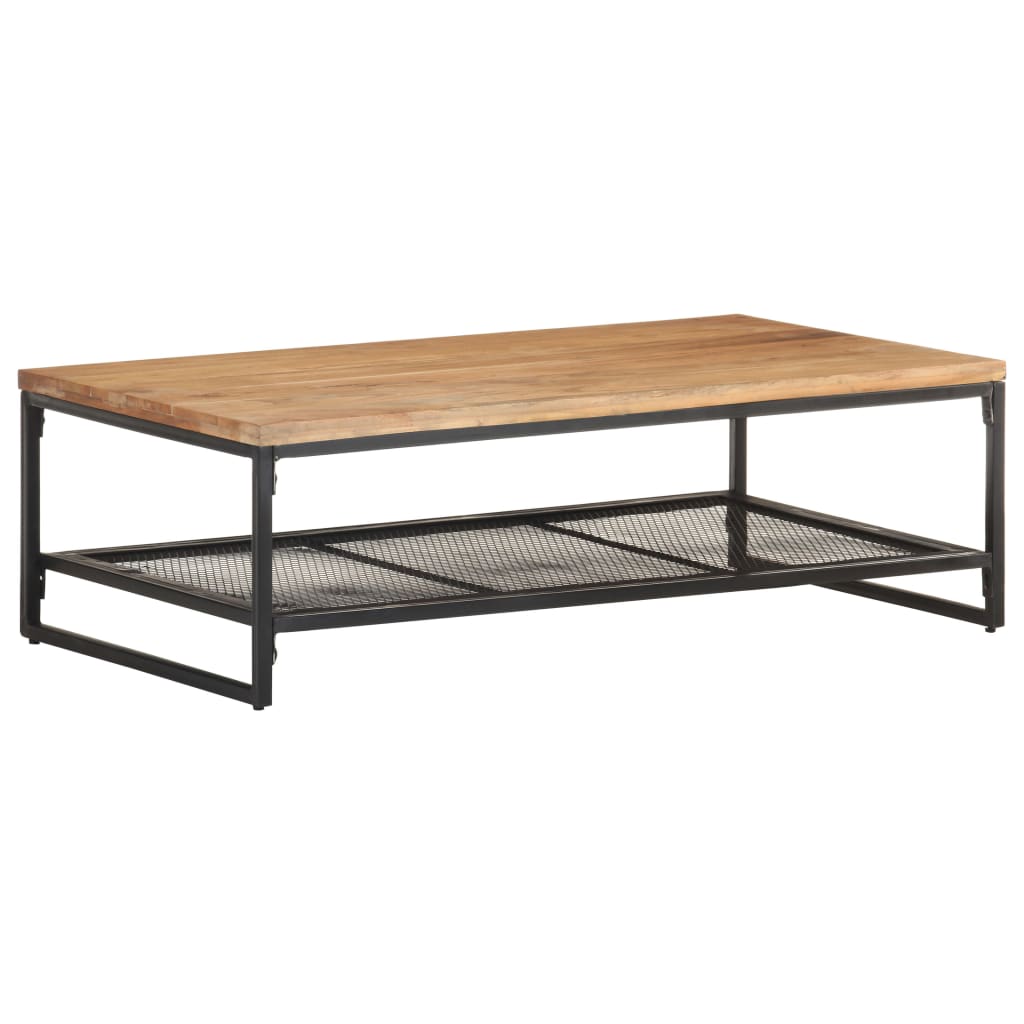 Coffee Table 43.3"x23.6"x13.8" Solid Acacia Wood