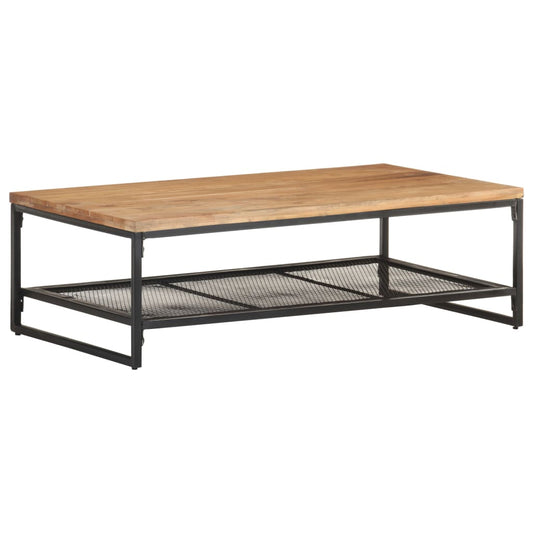 Coffee Table 43.3"x23.6"x13.8" Solid Acacia Wood