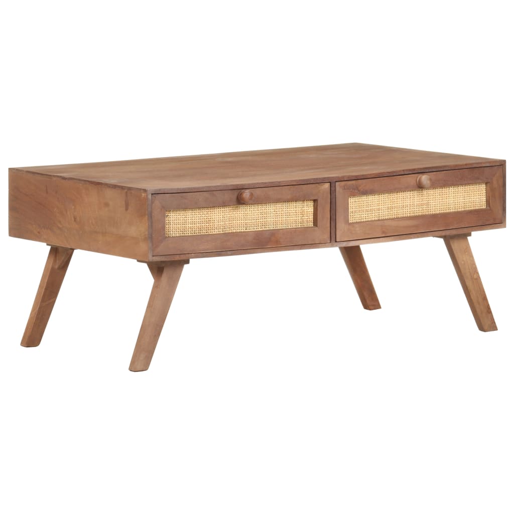 Coffee Table 39.4"x23.6"x15.7" Solid Mango Wood