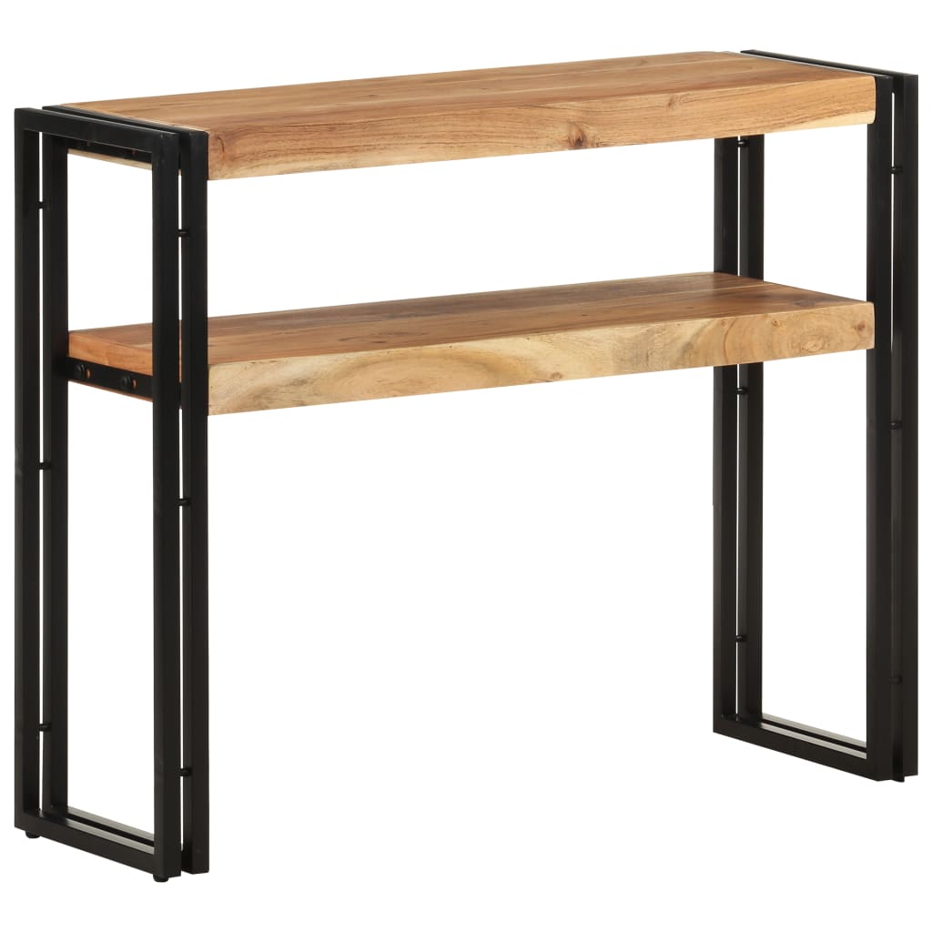 Console Table 35.4"x11.8"x29.5" Solid Acacia Wood