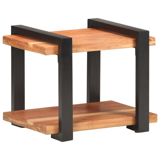 Bedside Cabinet 19.7"x15.7"x15.7" Solid Acacia Wood