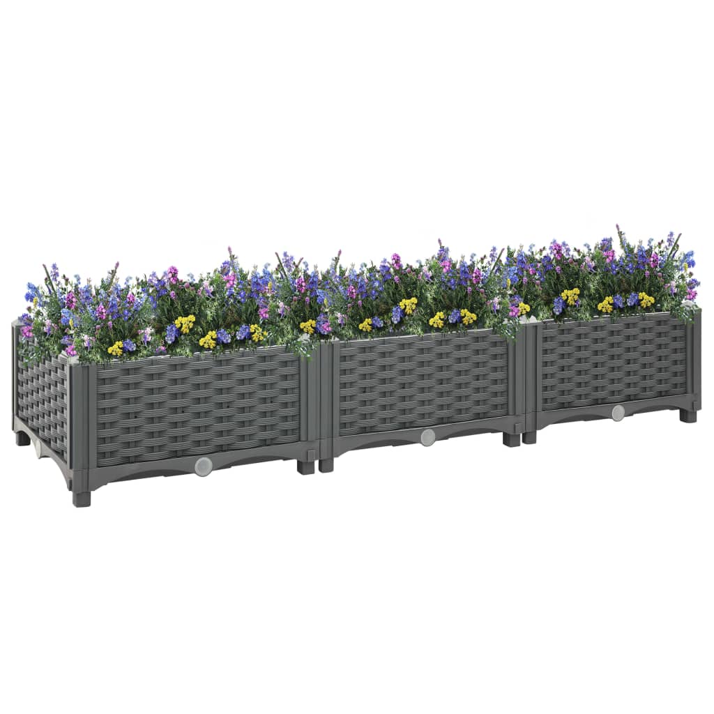 Raised Bed 47.2"x15.7"x9.1" Polypropylene