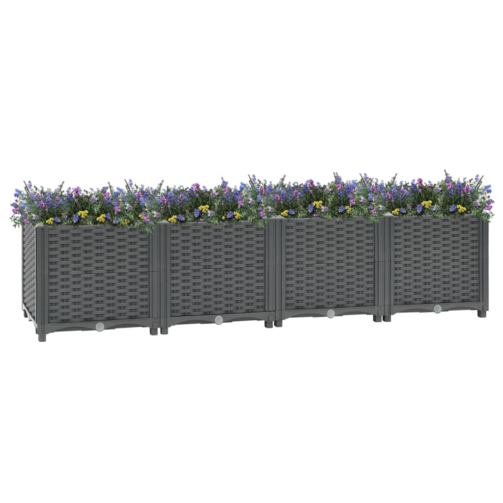 Raised Bed 63"x15.7"x15" Polypropylene