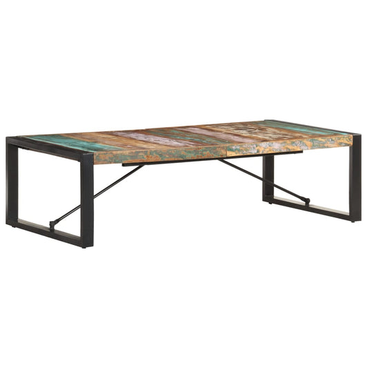 Coffee Table 55.1"x27.6"x15.7" Solid Reclaimed Wood