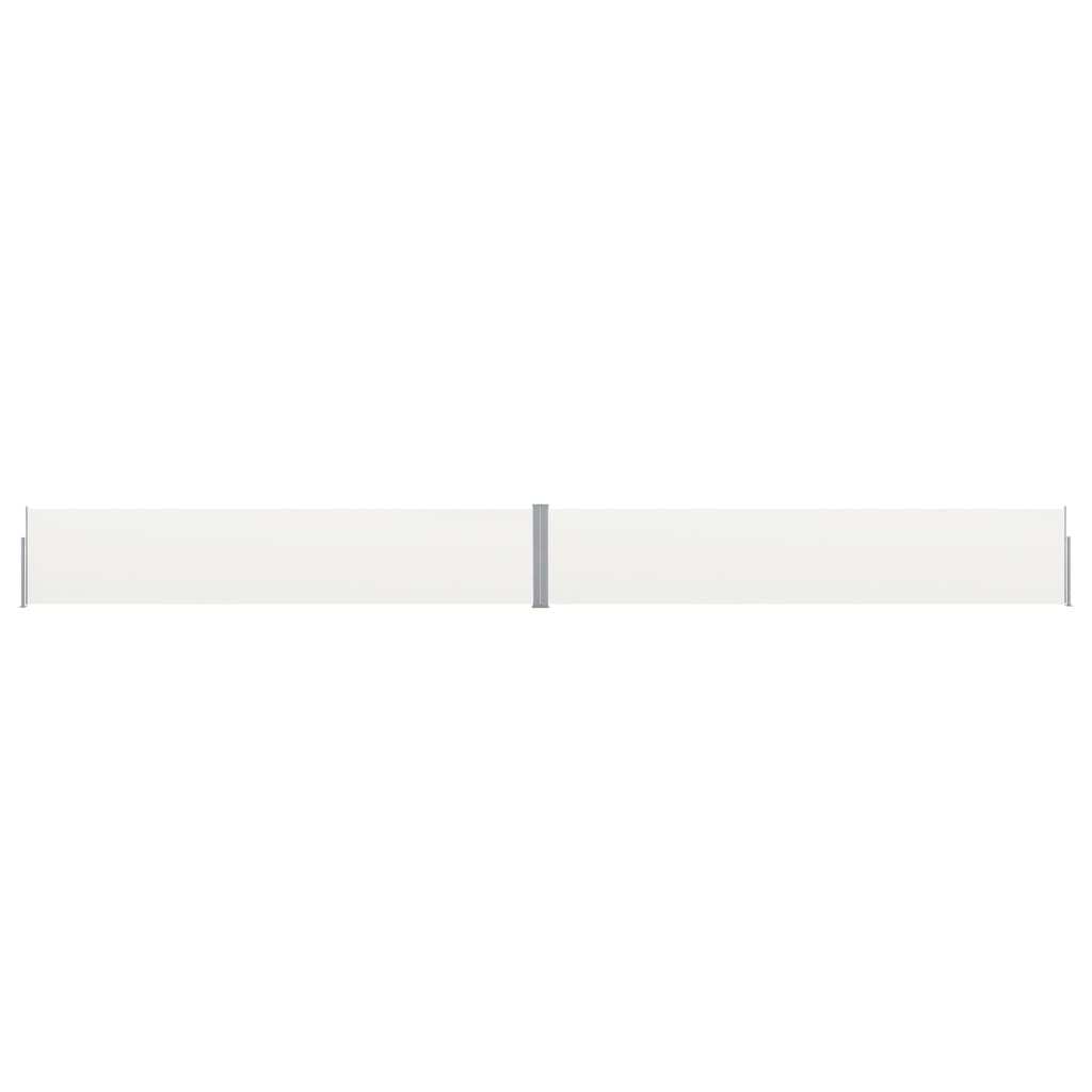 Patio Retractable Side Awning 55.1"x472.4" Cream