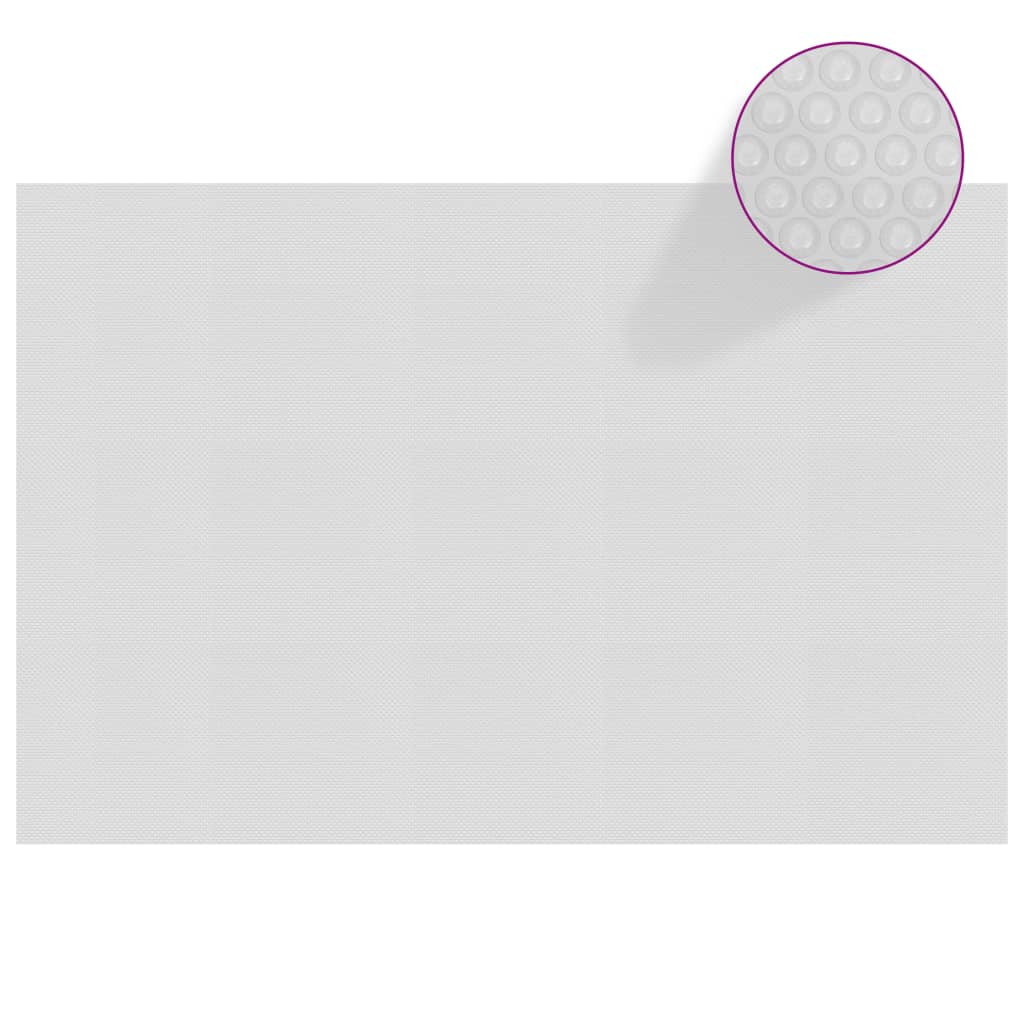 Floating PE Solar Pool Film 118.1"x78.7" Gray