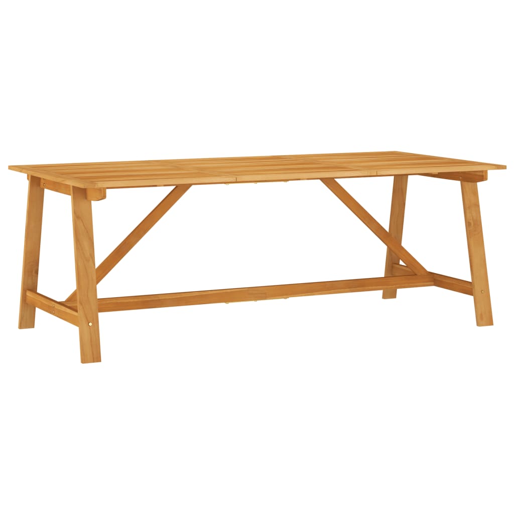 Patio Dining Table 81.1"x39.4"x29.1" Solid Acacia Wood