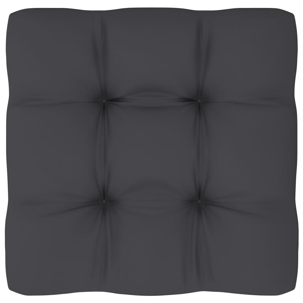 Pallet Sofa Cushion Anthracite 27.6"x27.6"x3.9"