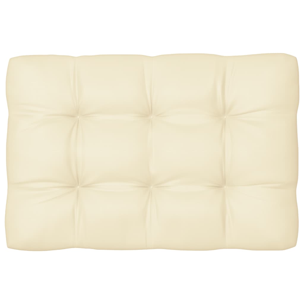 Pallet Sofa Cushion Cream 47.2"x31.5"x3.9"